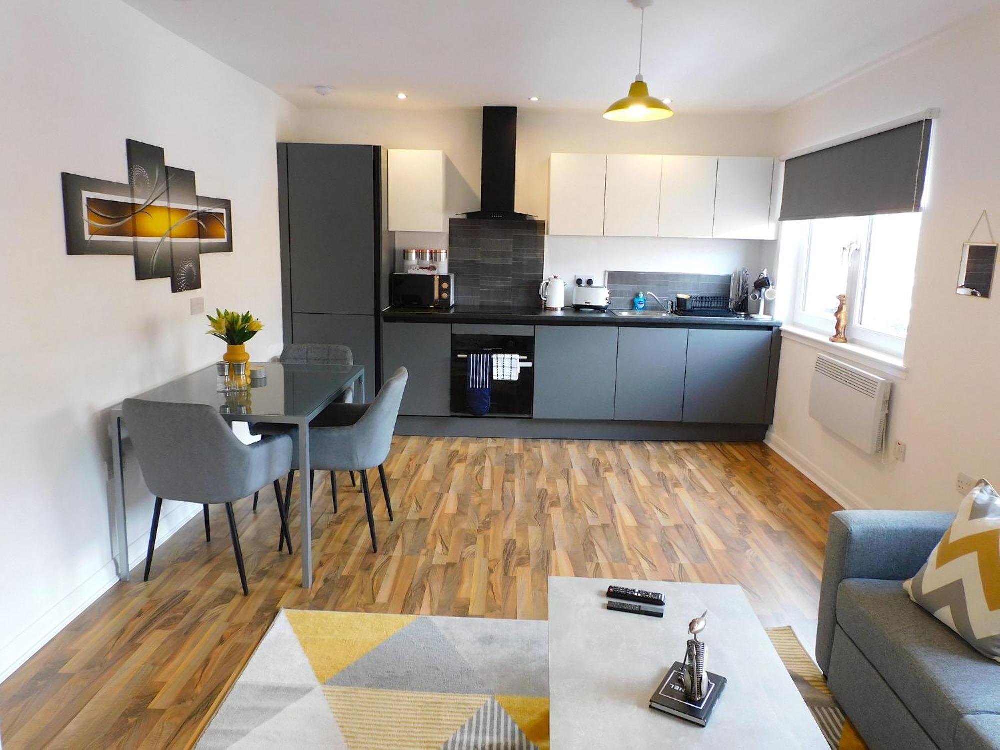 Newly Refurbished 1 Bed Apt In Hamilton Close To Station And Local Amenities المظهر الخارجي الصورة